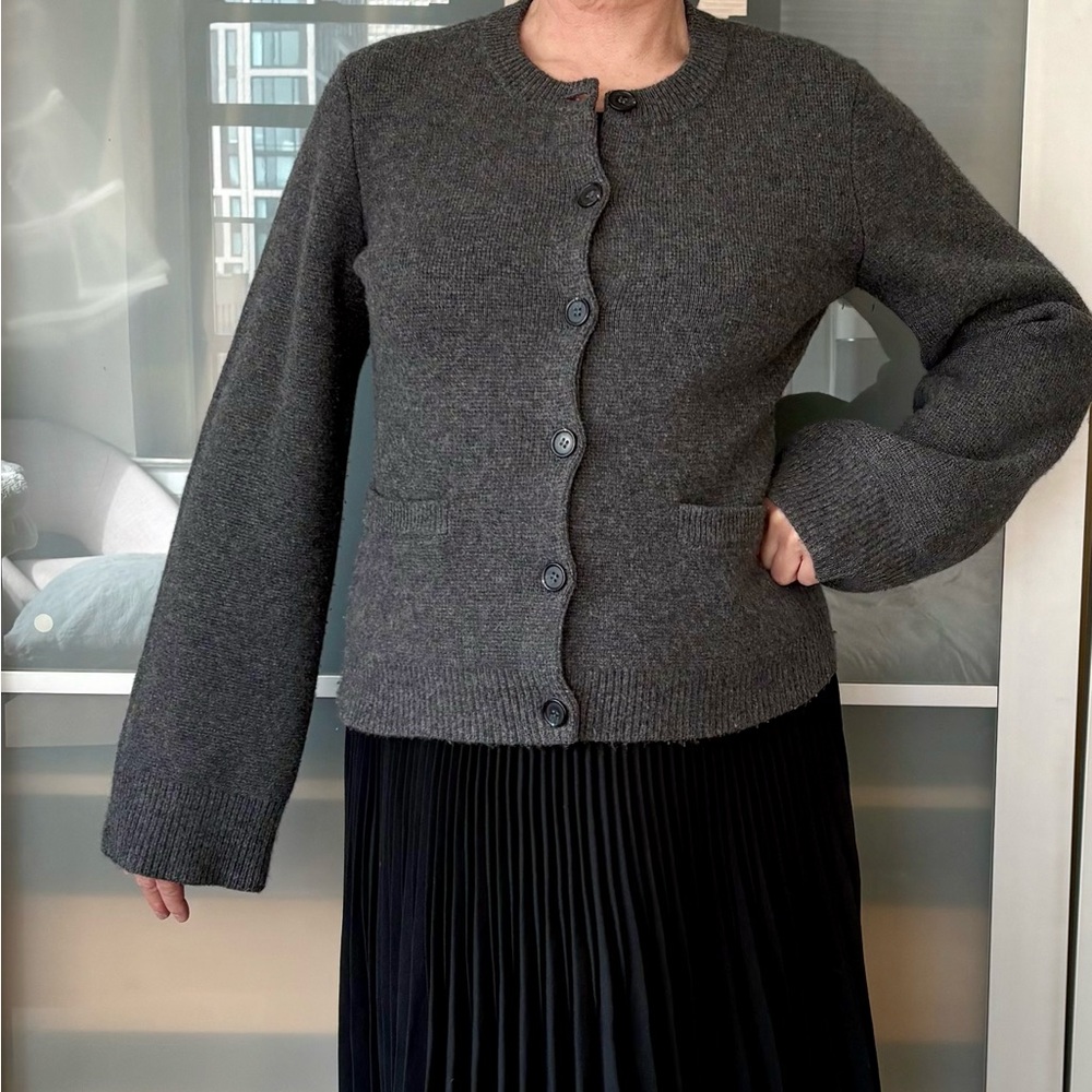 Jenni Kayne Dark Gray Cooper Cardigan